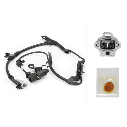 Hella ABS Wheel Speed Sensor Front 6PU 230 040-741