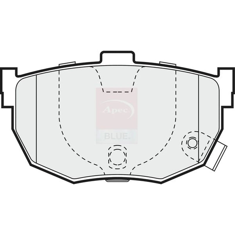 Apec Rear Brake Pad Set PD3426