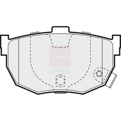Apec Rear Brake Pad Set PD3426