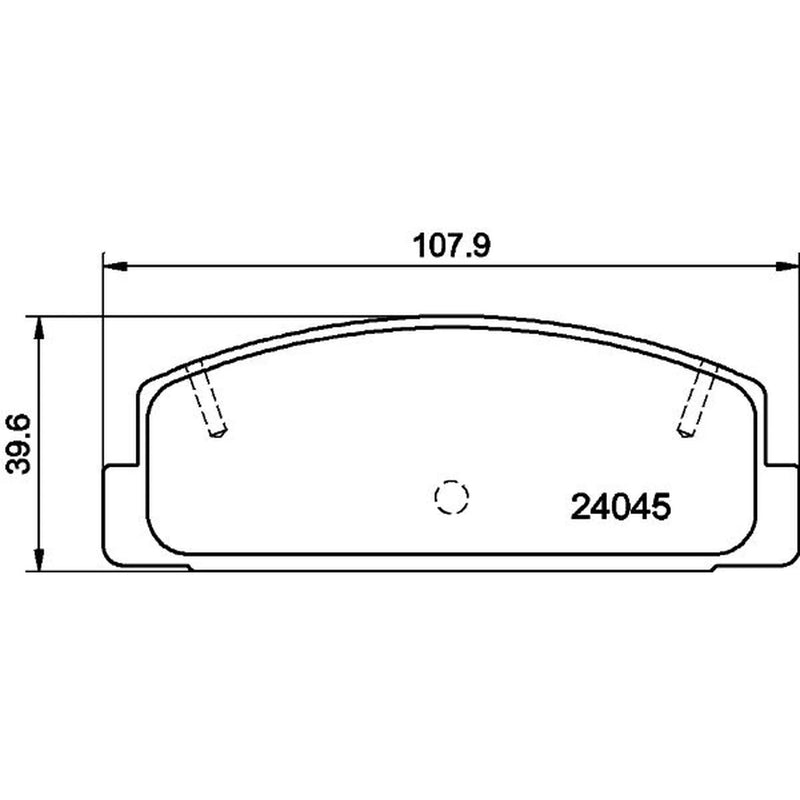 Mintex Rear Brake Pad Set MDB2309