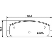 Mintex Rear Brake Pad Set MDB2309