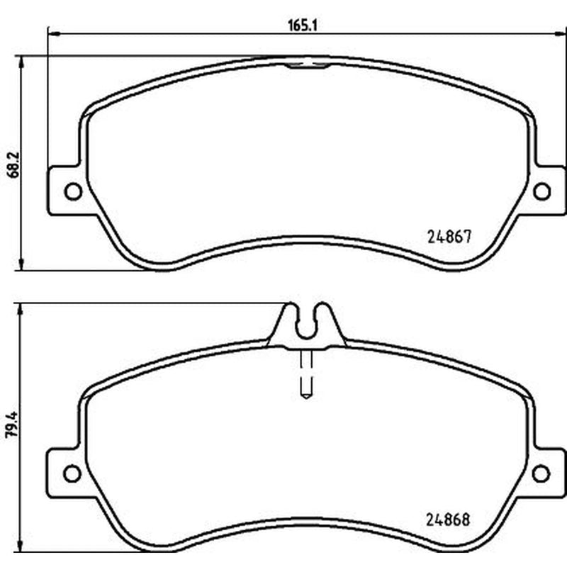 Mintex Front Brake Pad Set MDB2999