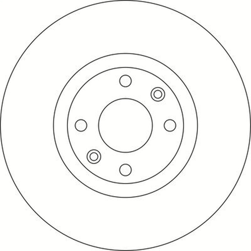 Abtex 2 x Vented Front Brake Discs BD1464V-x2