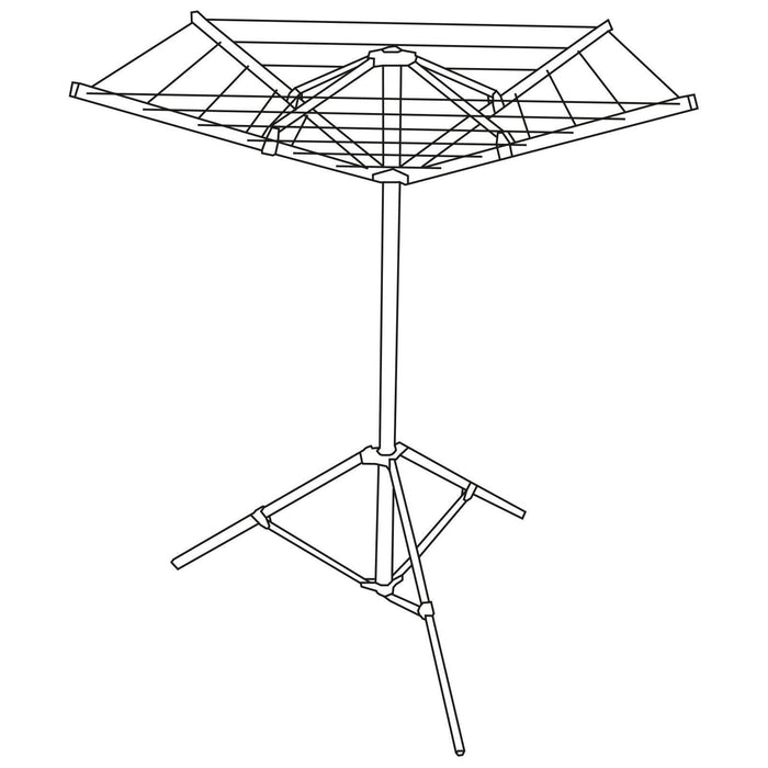 4 Arm Rotary Airer Stand 4505 - Quest - Van Life Living