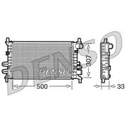 Denso Engine Radiator DRM10027