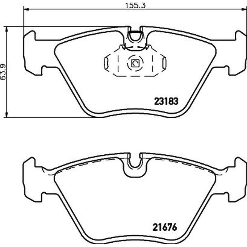 Mintex Front Brake Pad Set MDB2620