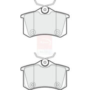 Apec Rear Brake Pad Set PD3276