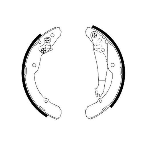 Mintex Brake Shoe Set Axle Kit MFR415
