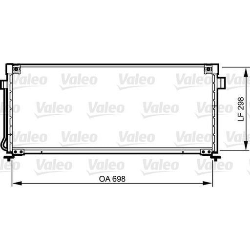 Valeo Air Conditioning Condenser 814259