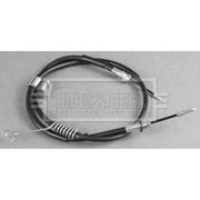 Borg & Beck Handbrake Cable Left Rear BKB3808