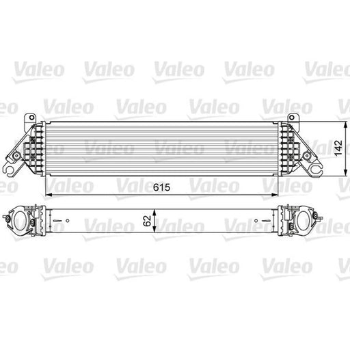 Valeo Intercooler (Charge Air Cooler) 818630