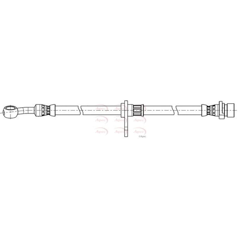 Apec Brake Hydraulic Hose Line Front Right HOS4446