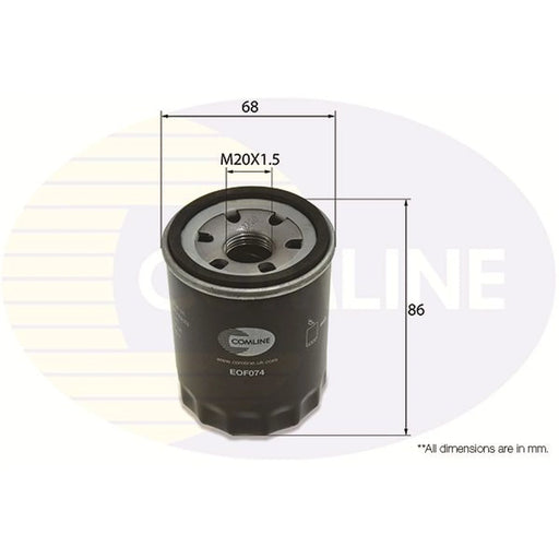 Comline Engine Oil Filter EOF074