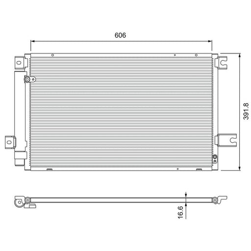Valeo Air Conditioning Condenser 814414