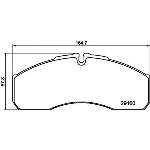 DON Front Brake Pad Set PCP2069