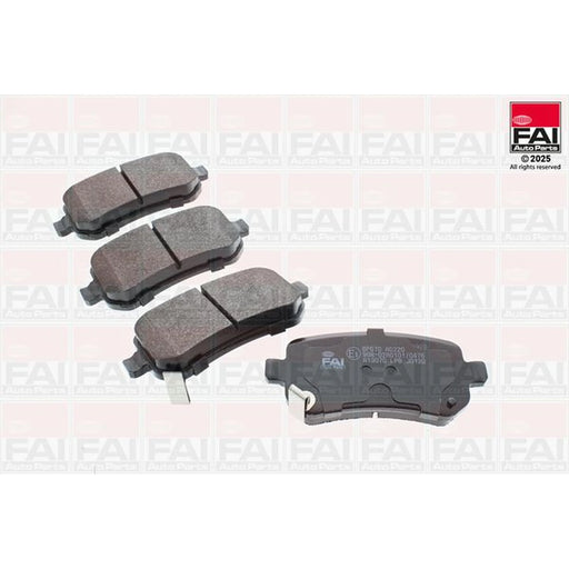 FAI Rear Brake Pad Set BP670