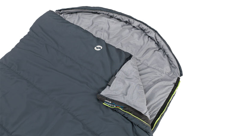 Outwell Campion Lux Double Dark Grey Double Sleeping Bag - Outwell - Van Life Living