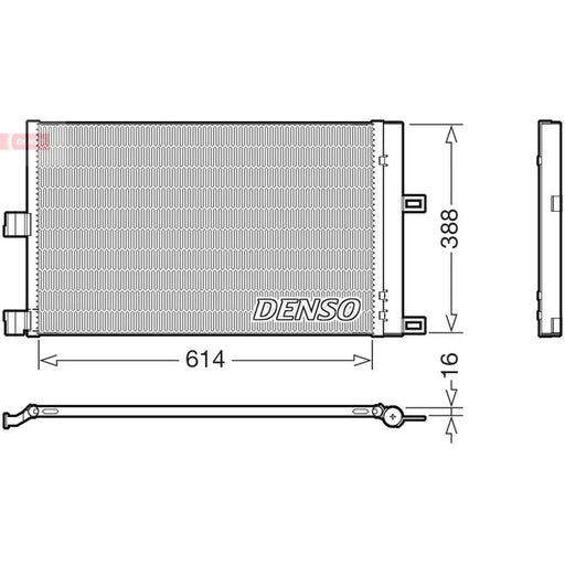 Denso Air Conditioning Condenser DCN99080