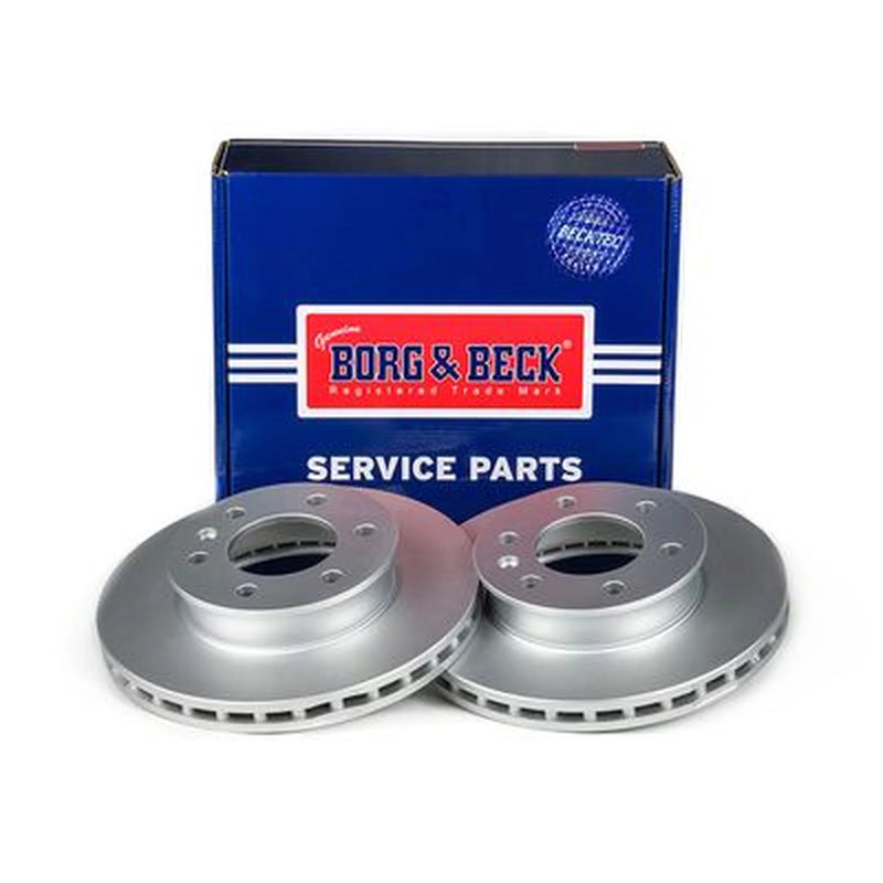 Borg & Beck 2 x Vented Front Brake Discs BBD4570-x2