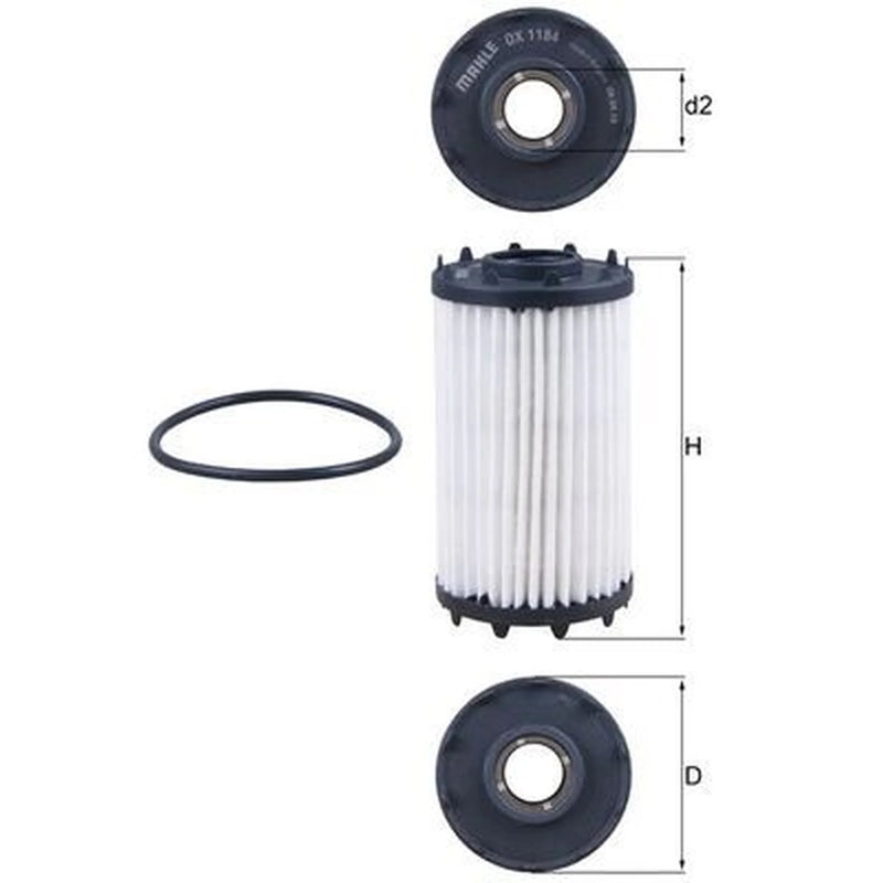 Mahle Engine Oil Filter OX 1184D