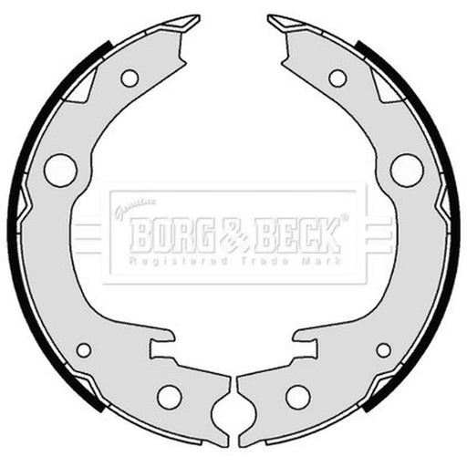 Borg & Beck Parking Brake Shoe Set BBS6342