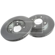 Borg & Beck 2 x Vented Front Brake Discs BBD4025-x2