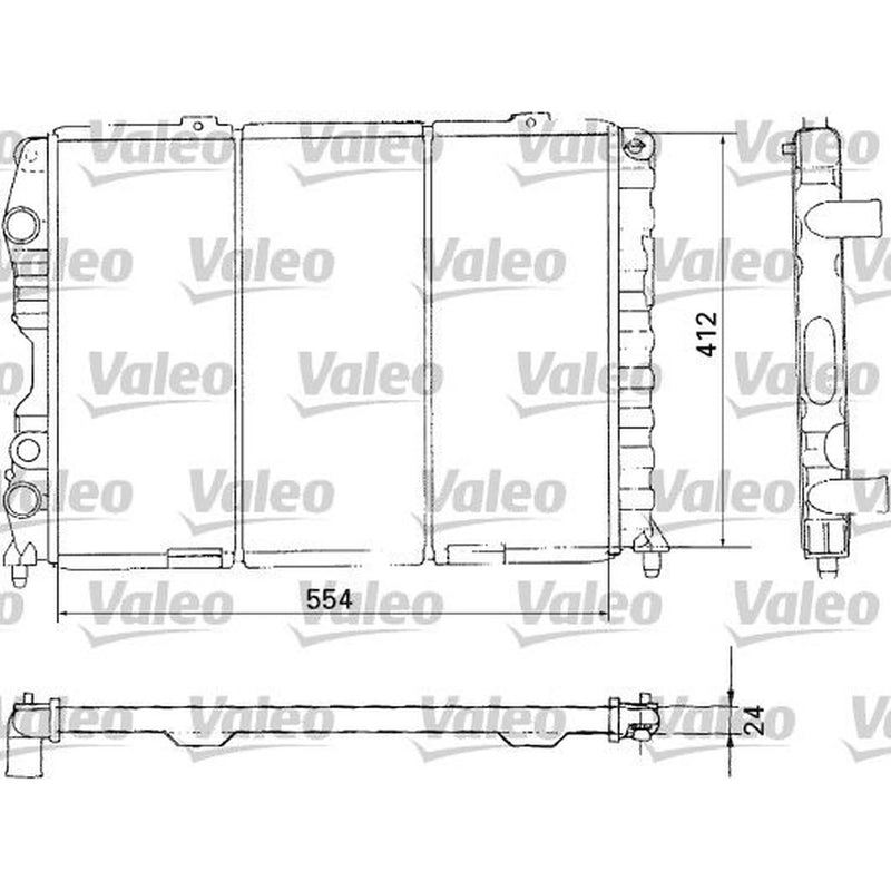 Valeo Engine Radiator 731283