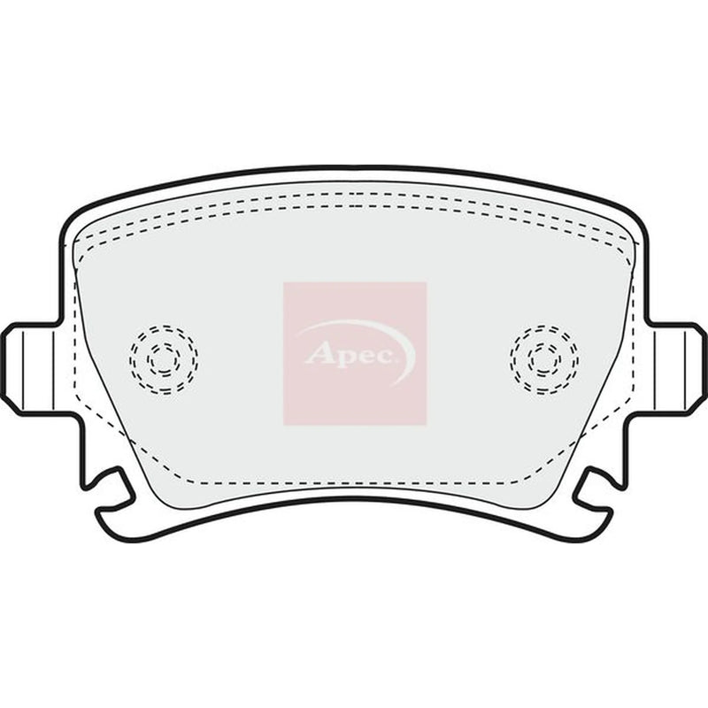 Apec Rear Brake Pad Set PAD1324