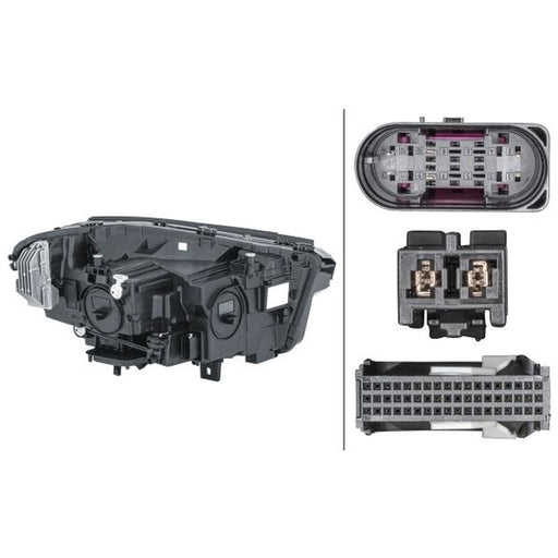 Hella Headlight Headlamp LED Left 1LX 013 074-631