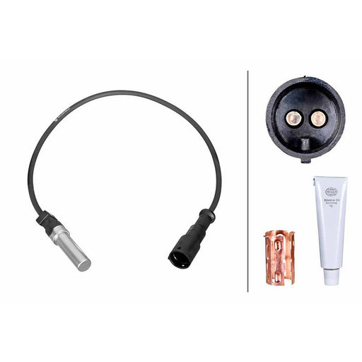 Hella ABS Wheel Speed Sensor Front 6PU 230 052-011