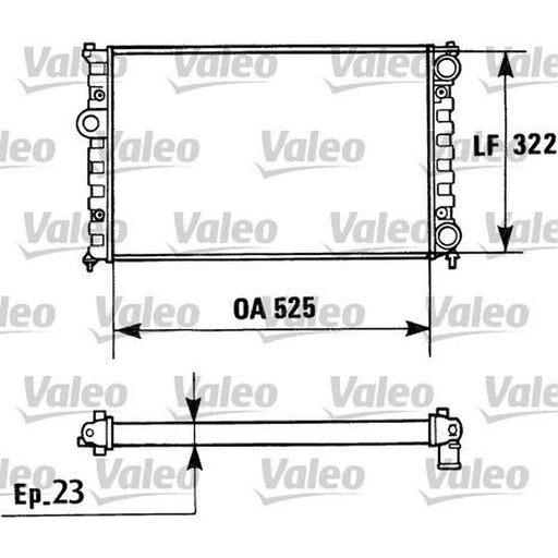 Valeo Engine Radiator 730948