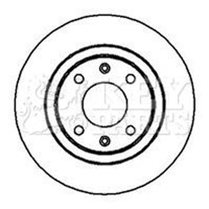 Key Parts Front Brake Discs KBD4006-x2