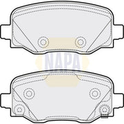 NAPA Rear Brake Pad Set NBP1779