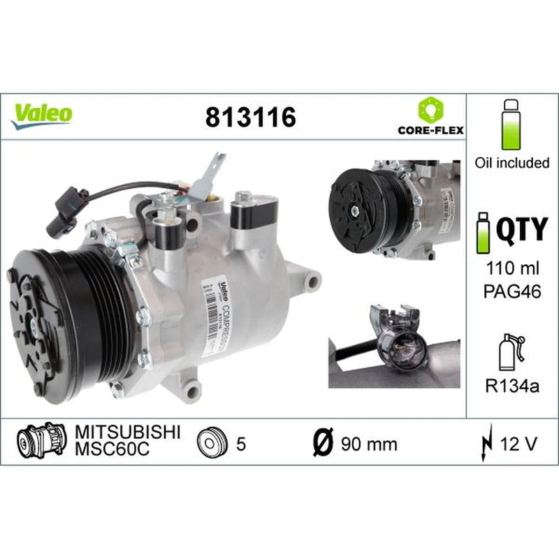 Valeo Air Conditioning Compressor 813116