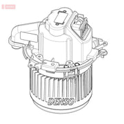 Denso Heater Blower Fan DEA23023