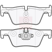 Apec Rear Brake Pad Set PD3286
