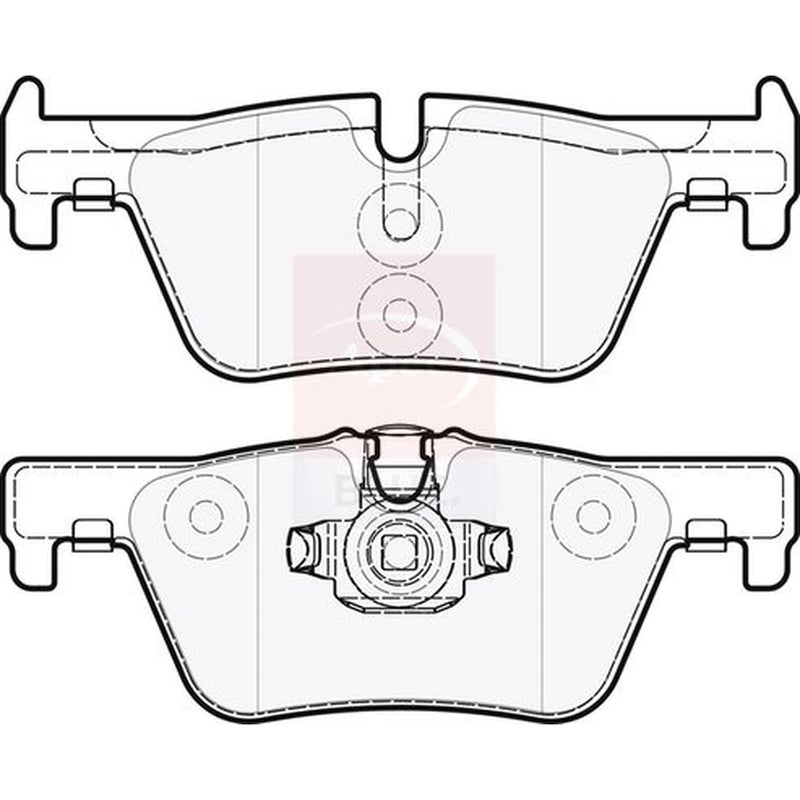 Apec Rear Brake Pad Set PD3286
