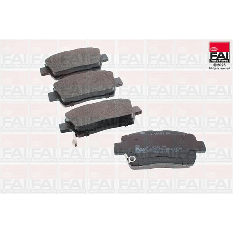 FAI Front Brake Pad Set BP486