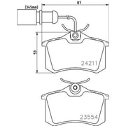 Mintex Rear Brake Pad Set MDB2147