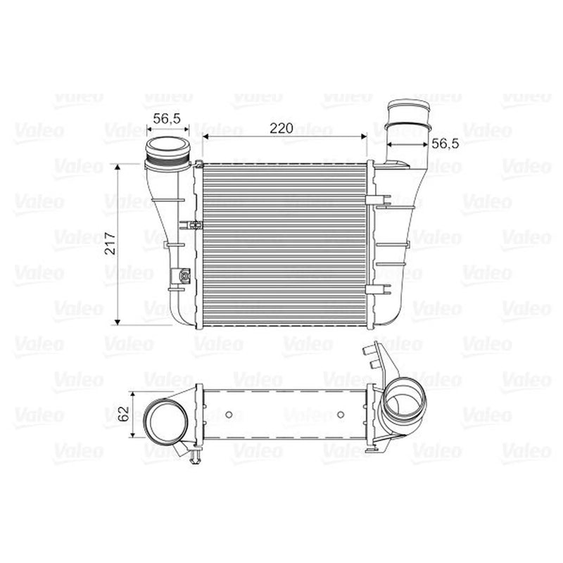 Valeo Intercooler (Charge Air Cooler) 818669