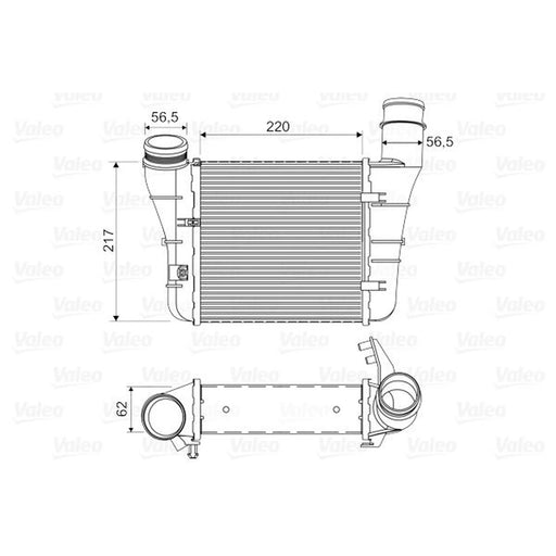 Valeo Intercooler (Charge Air Cooler) 818669