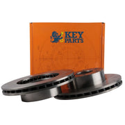 Key Parts 2 x Vented Front Brake Discs KBD4709-x2