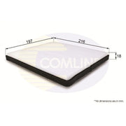 Comline Cabin Air Filter (Pollen Filter) EKF126