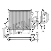 Denso Engine Radiator DRM23080