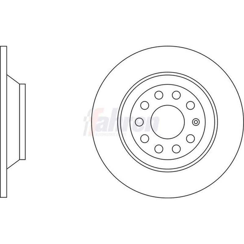 Fahren Rear Brake Discs & Pads fits Audi A6 C6 2004-2011 2.0 2.4 2.7 2.8 3.0 3.2