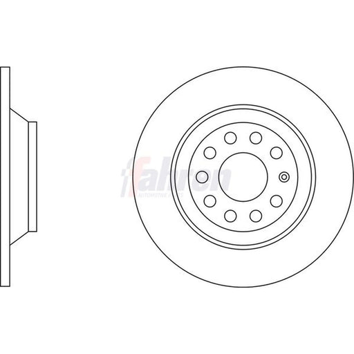 Fahren Rear Brake Discs & Pads fits Audi A6 C6 2004-2011 2.0 2.4 2.7 2.8 3.0 3.2