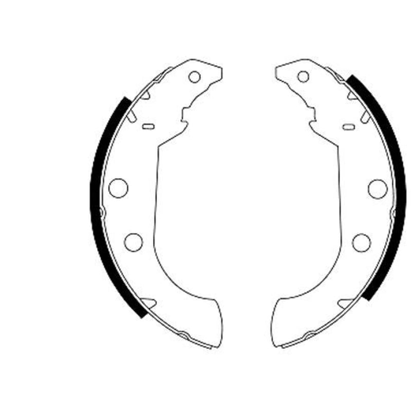Textar Brake Shoe Set Axle Kit 91038100