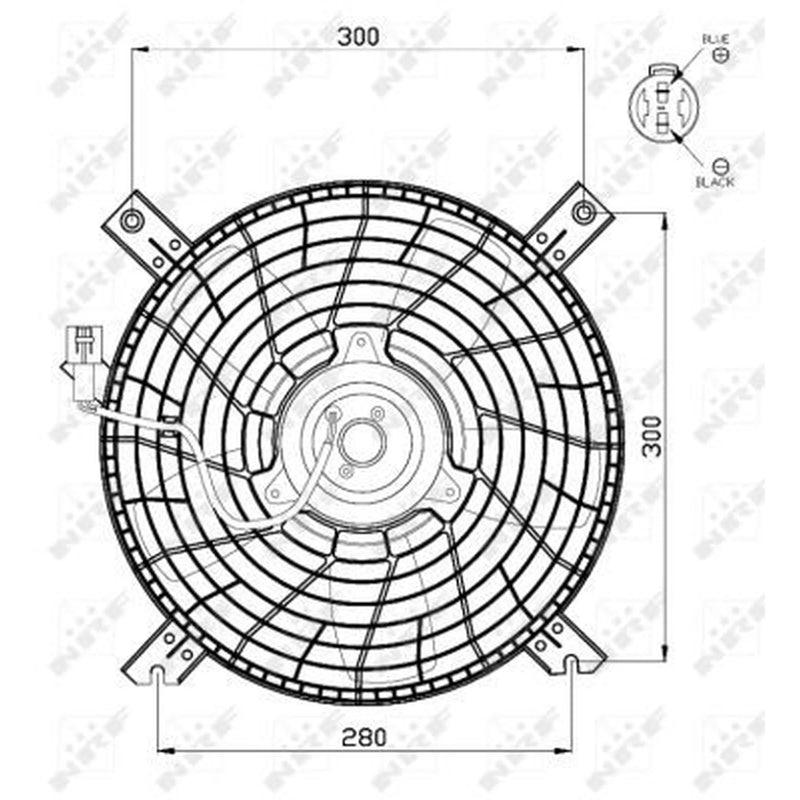 NRF Engine Cooling Fan 47469
