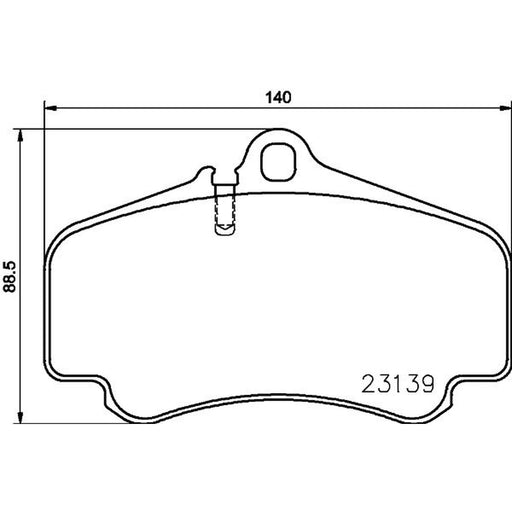 Mintex Front Brake Pad Set MDB2039