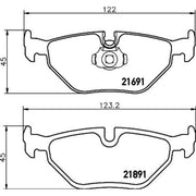 Mintex Rear Brake Pad Set MDB1879
